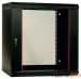 Шкаф телекоммуникационный настенный разборный 12U (600х350) дверь стекло, цвет черный | ЦМО