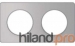 Рамка 2 пост венге ODACE (Schneider Electric)