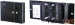Шкаф настенный с замком на 24/48 оптических соединений с доп. секцией, чёрный (шт.)